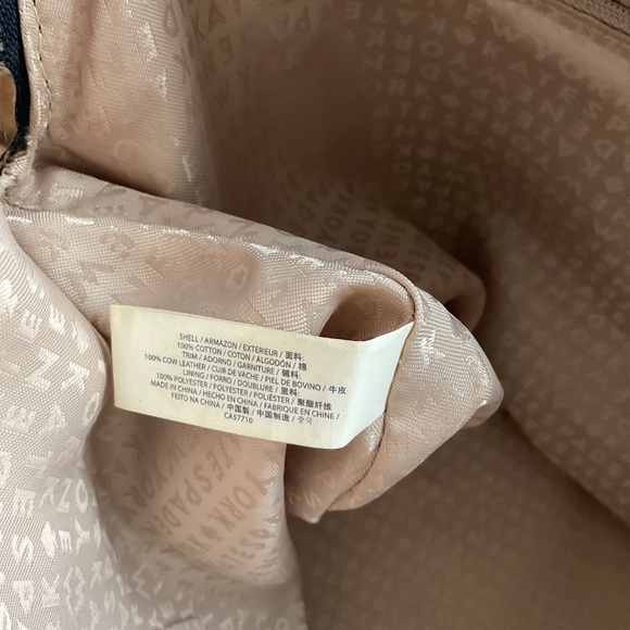 Kate Spade Navy Nautical Striped Leather Bag - Picture 12 of 14